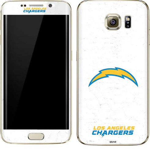 NFL Los Angeles Chargers Distressed Galaxy S7 Edge Skin